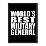 World's Best Military General - Portrait Frame Photo Tile