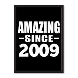 Amazing Since 2009 - Portrait Frame Photo Tile