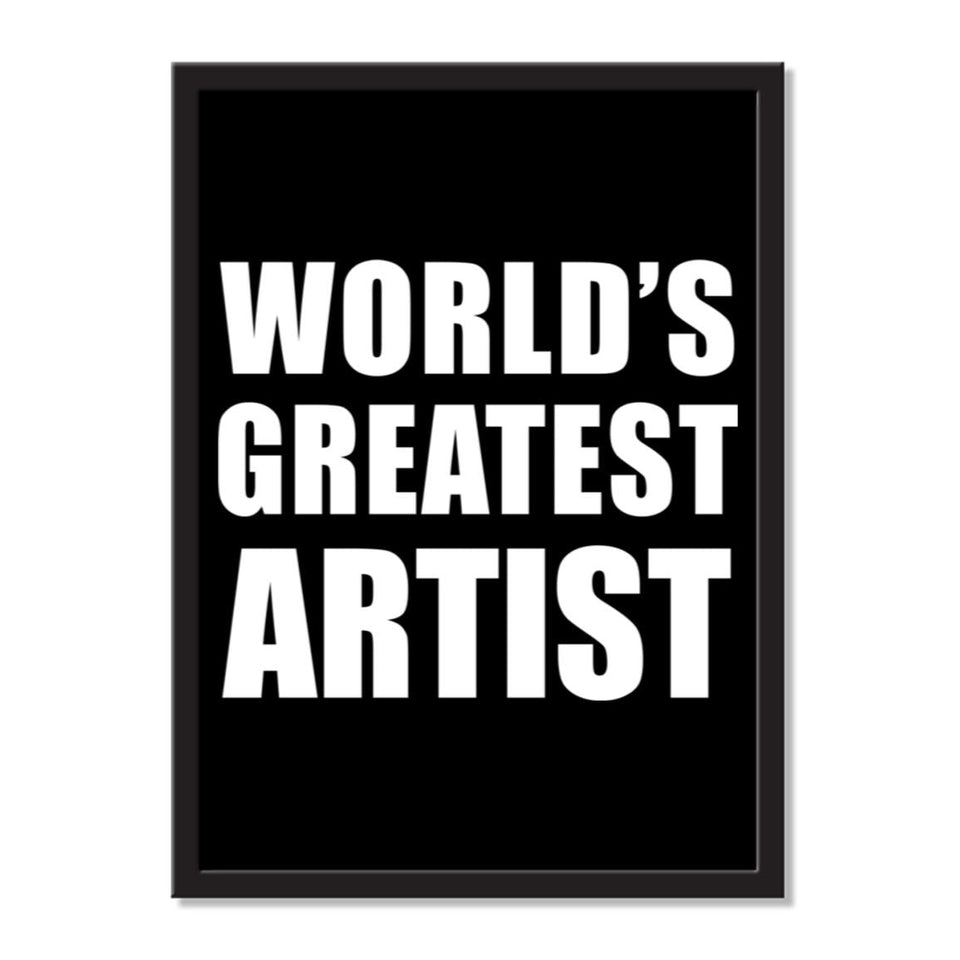 World's Greatest Artist - Portrait Frame Photo Tile