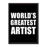 World's Greatest Artist - Portrait Frame Photo Tile