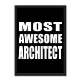Most Awesome Architect - Portrait Frame Photo Tile