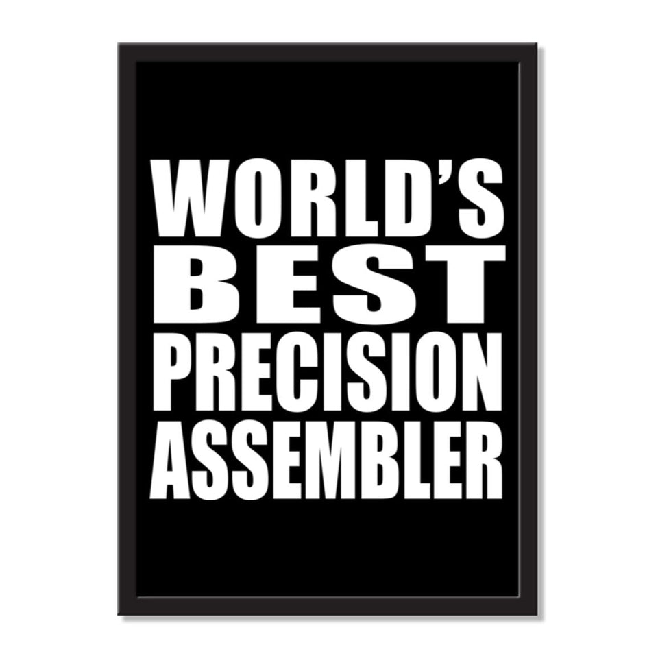 World's Best Precision Assembler - Portrait Frame Photo Tile