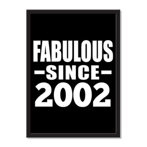 Fabulous Since 2002 - Portrait Frame Photo Tile