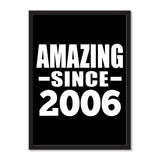Amazing Since 2006 - Portrait Frame Photo Tile