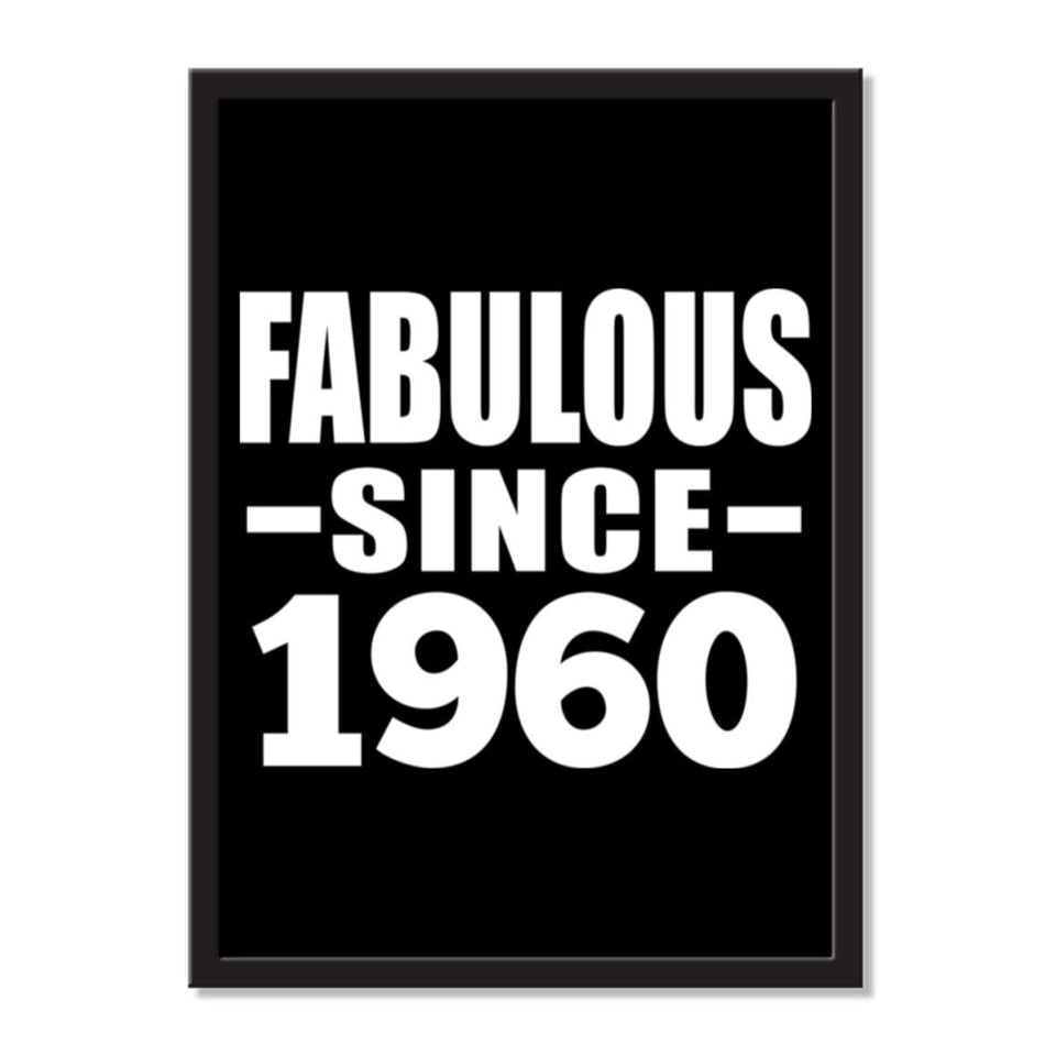 Fabulous Since 1960 - Portrait Frame Photo Tile