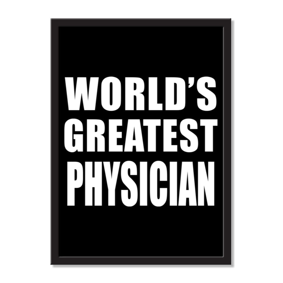World's Greatest Physician - Portrait Frame Photo Tile