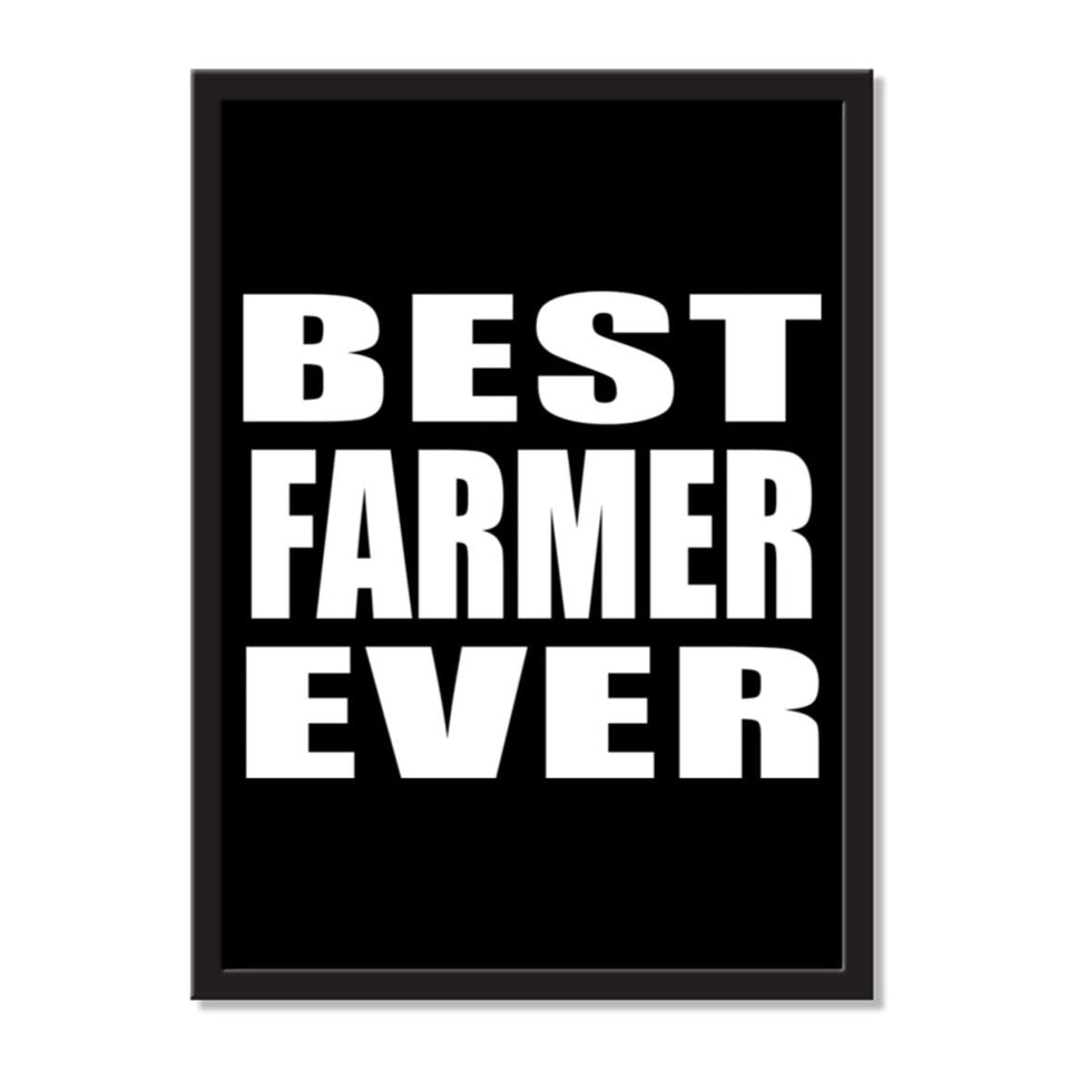 Best Farmer Ever - Portrait Frame Photo Tile