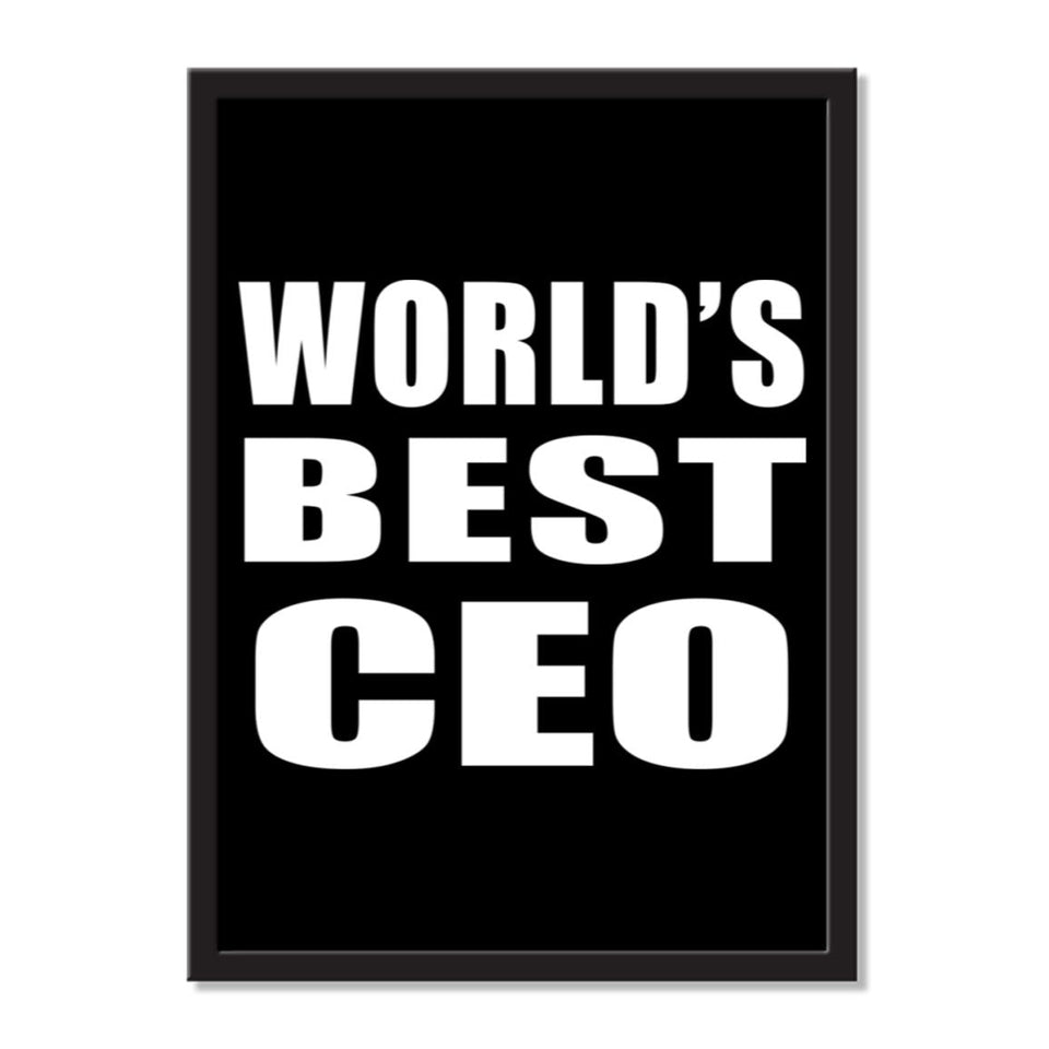 World's Best Ceo - Portrait Frame Photo Tile