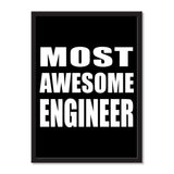 Most Awesome Engineer - Portrait Frame Photo Tile