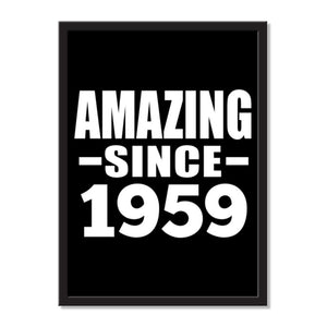 Amazing Since 1959 - Portrait Frame Photo Tile