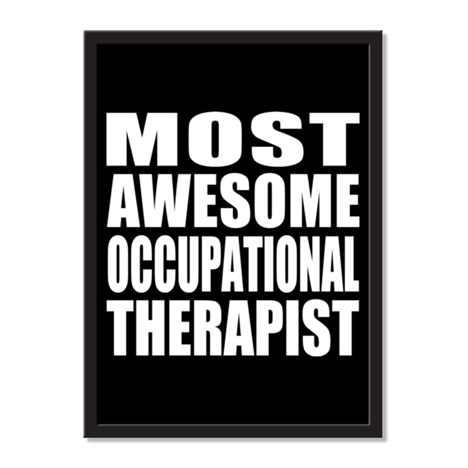 Most Awesome Occupational Therapist - Portrait Frame Photo Tile