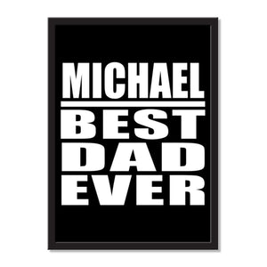 Michael Best Dad Ever - Portrait Frame Photo Tile