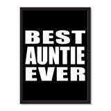 Best Auntie Ever - Portrait Frame Photo Tile