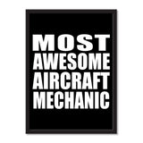Most Awesome Aircraft Mechanic - Portrait Frame Photo Tile