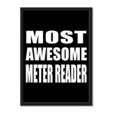Most Awesome Meter Reader - Portrait Frame Photo Tile