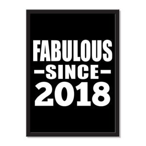 Fabulous Since 2018 - Portrait Frame Photo Tile