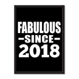 Fabulous Since 2018 - Portrait Frame Photo Tile