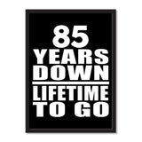 85 Years Down Lifetime To Go - Portrait Frame Photo Tile