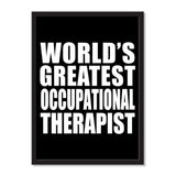 World's Greatest Occupational Therapist - Portrait Frame Photo Tile