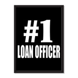 Number One #1 Loan Officer - Portrait Frame Photo Tile