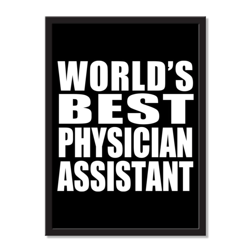 World's Best Physician Assistant - Portrait Frame Photo Tile