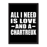 All I Need Is Love And A Chartreux - Portrait Frame Photo Tile