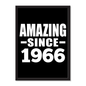 Amazing Since 1966 - Portrait Frame Photo Tile