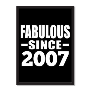 Fabulous Since 2007 - Portrait Frame Photo Tile