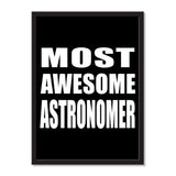 Most Awesome Astronomer - Portrait Frame Photo Tile
