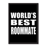 World's Best Roommate - Portrait Frame Photo Tile