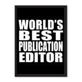 World's Best Publication Editor - Portrait Frame Photo Tile