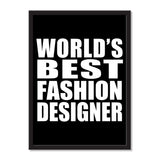 World's Best Fashion Designer - Portrait Frame Photo Tile