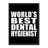 World's Best Dental Hygienist - Portrait Frame Photo Tile