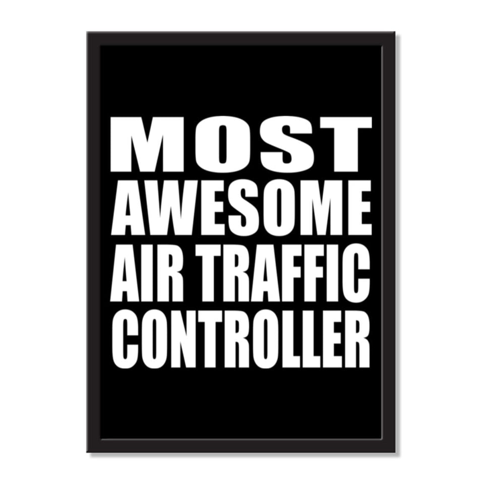 Most Awesome Air Traffic Controller - Portrait Frame Photo Tile