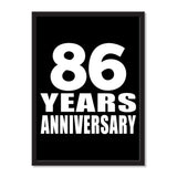 86 Years Anniversary - Portrait Frame Photo Tile
