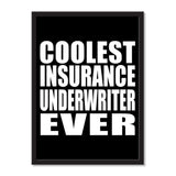 Coolest Insurance Underwriter Ever - Portrait Frame Photo Tile