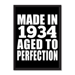 Made In 1934 Aged to Perfection - Portrait Frame Photo Tile