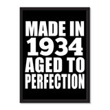 Made In 1934 Aged to Perfection - Portrait Frame Photo Tile