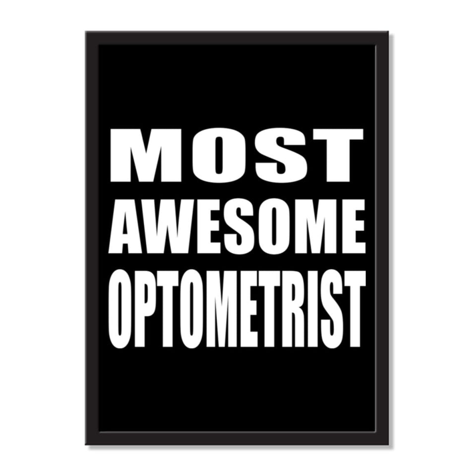 Most Awesome Optometrist - Portrait Frame Photo Tile