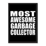 Most Awesome Garbage Collector - Portrait Frame Photo Tile