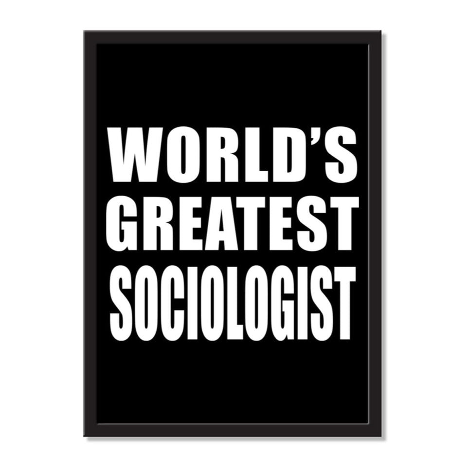 World's Greatest Sociologist - Portrait Frame Photo Tile