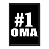 Number One #1 Oma - Portrait Frame Photo Tile