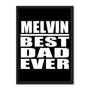 Melvin Best Dad Ever - Portrait Frame Photo Tile