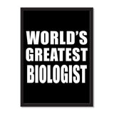 World's Greatest Biologist - Portrait Frame Photo Tile