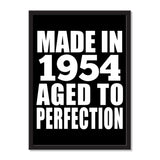 Made In 1954 Aged to Perfection - Portrait Frame Photo Tile