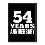 54 Years Anniversary - Portrait Frame Photo Tile