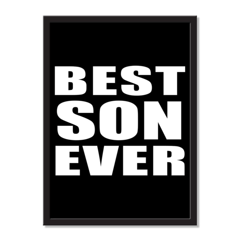 Best Son Ever - Portrait Frame Photo Tile