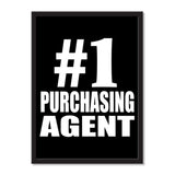 Number One #1 Purchasing Agent - Portrait Frame Photo Tile