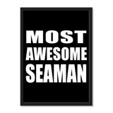 Most Awesome Seaman - Portrait Frame Photo Tile