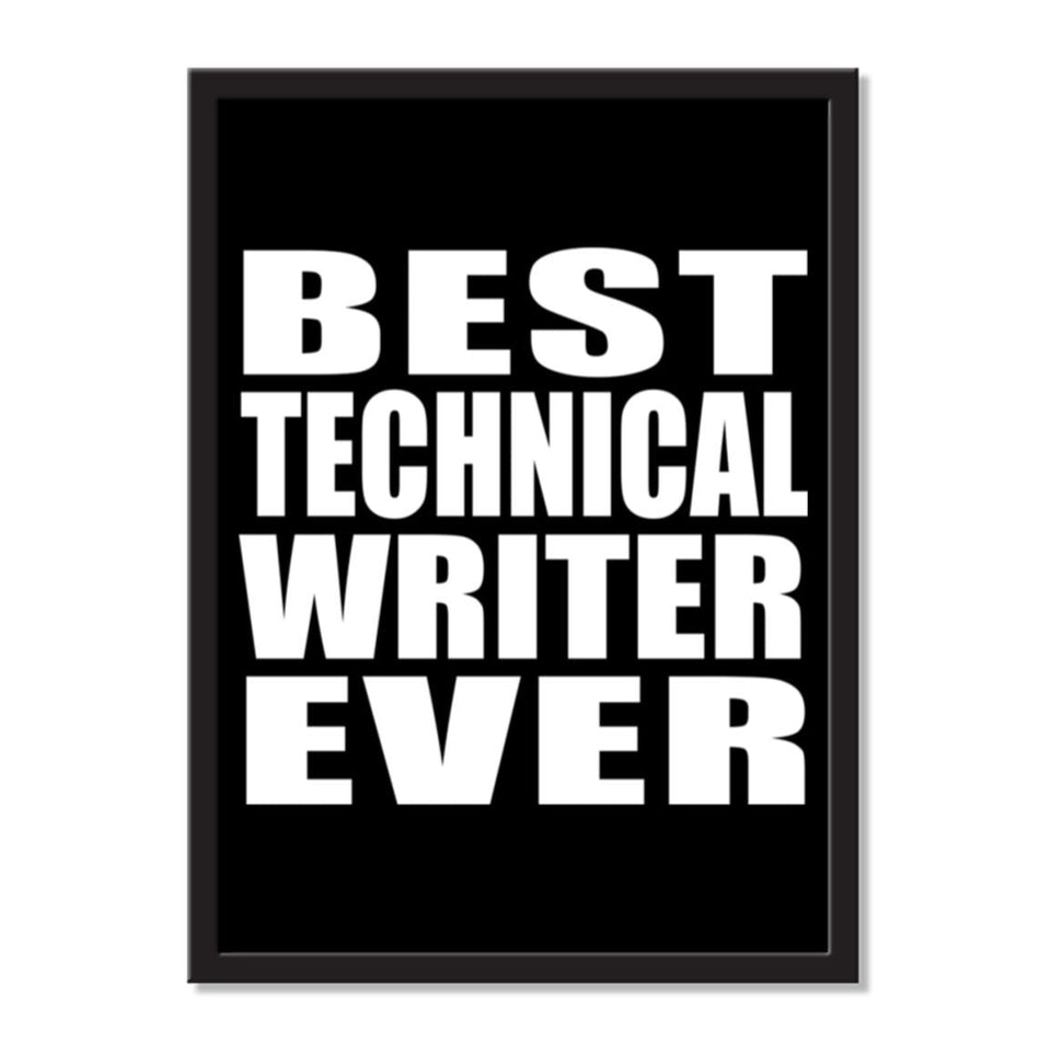 Best Technical Writer Ever - Portrait Frame Photo Tile